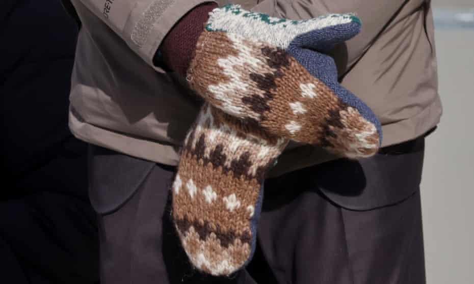 Bernie Sanders’ mittens, as worn at Joe Biden’s inauguration