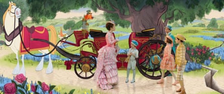 An animated sequence from Mary Poppins Returns.