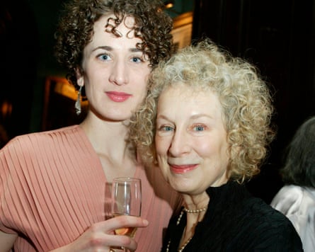 Jess Atwood Gibson with Margaret Atwood.
