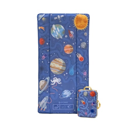 Stokke Jetkids Cloudsleeper Inflatable Travel Bed, Space Maze