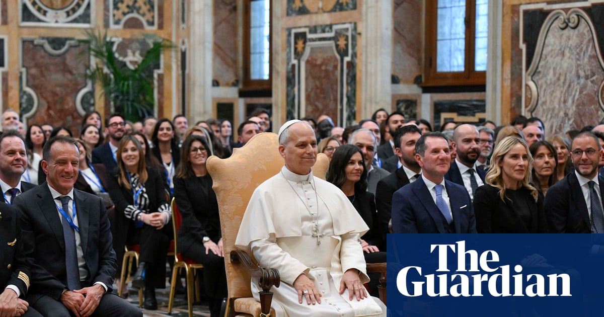 Pope Leo says planes should be ‘carriers of peace, never of war’