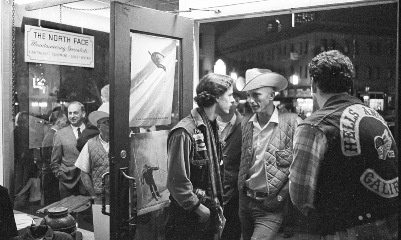 The opening of the first North Face shop in San Francisco, 1966.
