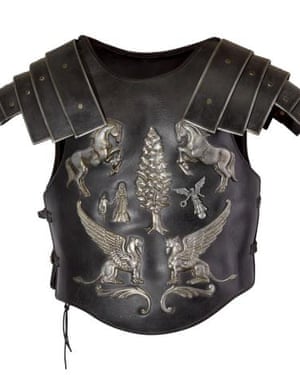 The stunt cuirass worn by Russell Crowe in Gladiator (2000).