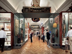 Visualisation of the new gallery, planned for June 2018, at the Horniman Museum, Forest Hill, London.