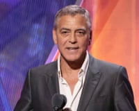 George Clooney at the AARP’s Movies for Grownups Awards in Los Angeles.