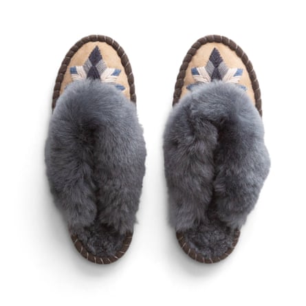 The Small Home Women’s Sheepskin Slipper Mules