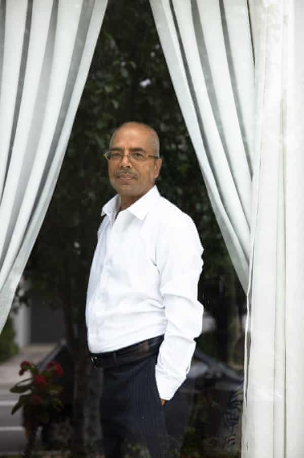 Om Dhungel in his home in Blacktown.