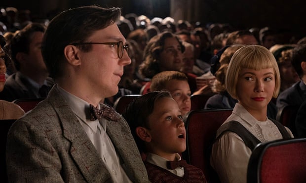 You talking to me? … Paul Dano and Michelle Williams in The Fabelmans, one of three forthcoming films about films.