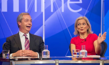 Nigel Farage on Question Time panel