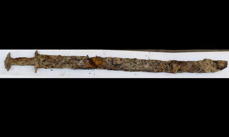 A pre-Viking-era sword believed to be around 1,500-years-old. 