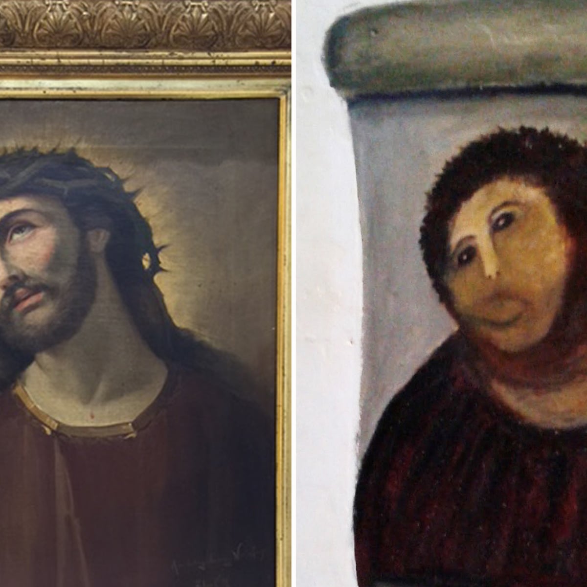 Painting Matching Fresco That Became Monkey Christ Resurfaces
