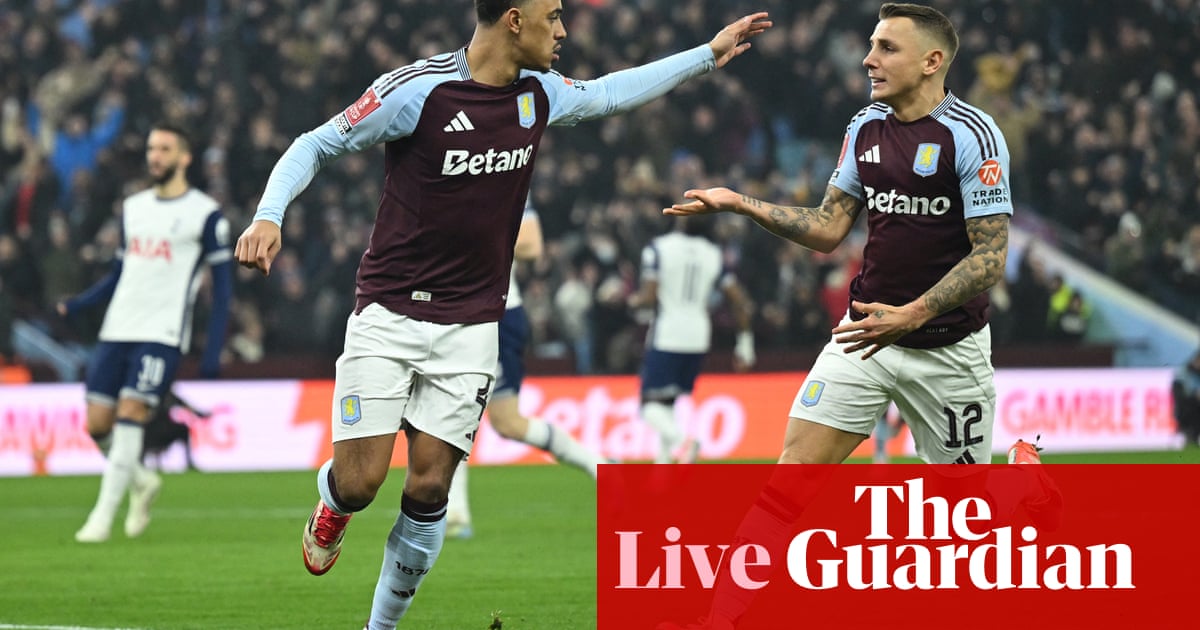 Aston Villa 2-1 Tottenham Hotspur: FA Cup – as it happened