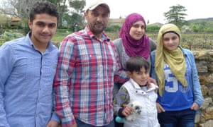 The Al Efi family (left to right): Hisham, Malek, Houman, Khaldieh and Fata.