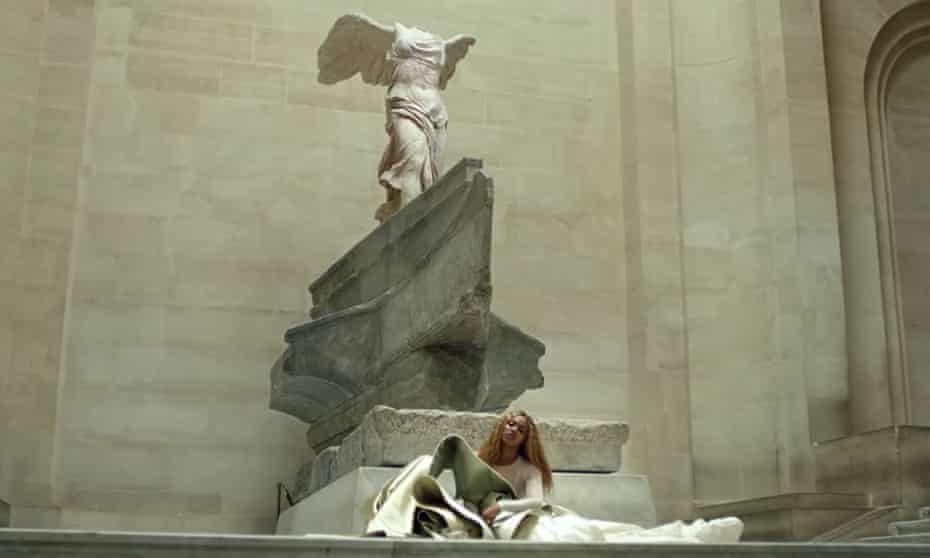 Beyoncé and Jay-Z at the Louvre.