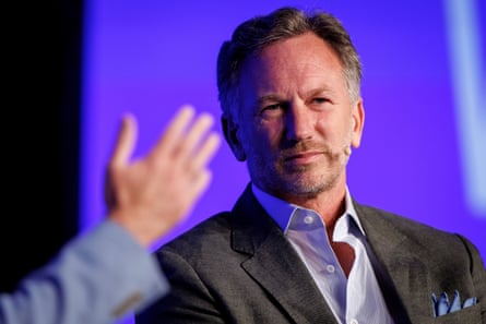 Christian Horner speaks during London Tech Week in 2025