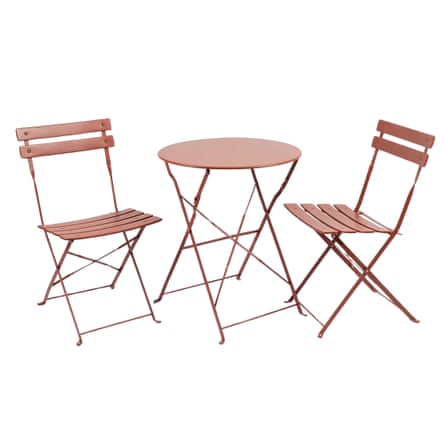 Dunelm Garden Metal Bistro Set