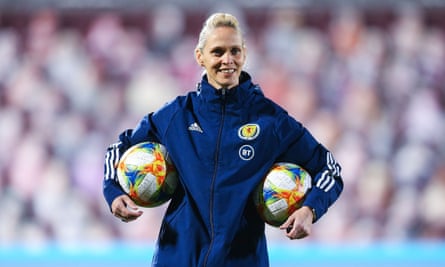 Scotland’s manager Shelley Kerr before the qualifier against Albania last month.