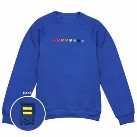 Human Rights Campaign’s Love is Love Embroidered Sweatshirt