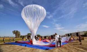 lanka reaches sri balloon beams loon internet down project google balloons stratosphere twice barely airliners visible once commercial naked eye