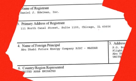 Edelman’s Foreign Agent Registration Act filing.