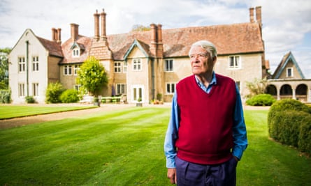 Christopher Prideaux, Lower South Farm, near Quainton, Bucks, outside the grade II* listed house, which has been owned by his family for 500 years. HS2 will cut through his land.