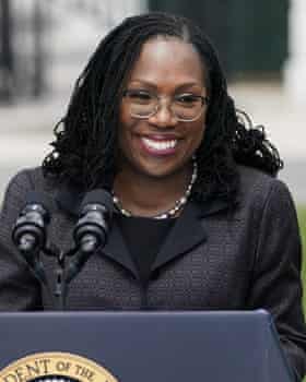 Supreme court justice Ketanji Brown Jackson.