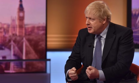Boris Johnson on The Andrew Marr Show