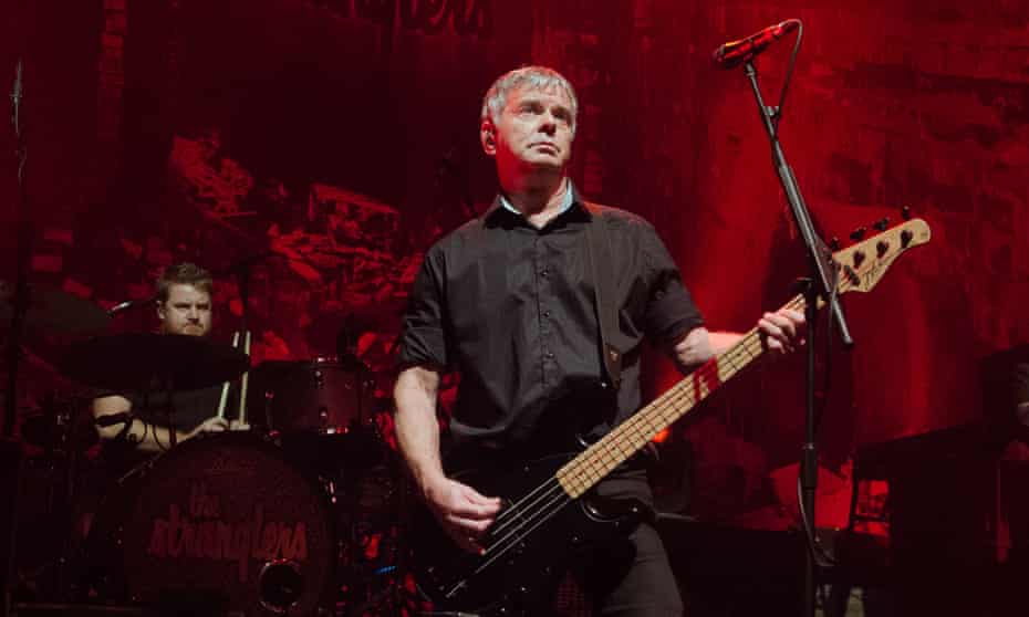 Burnel at a Stranglers gig in Paris in 2019.