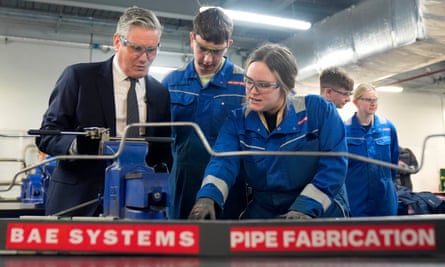 Keir Starmer visit to BAE Systems