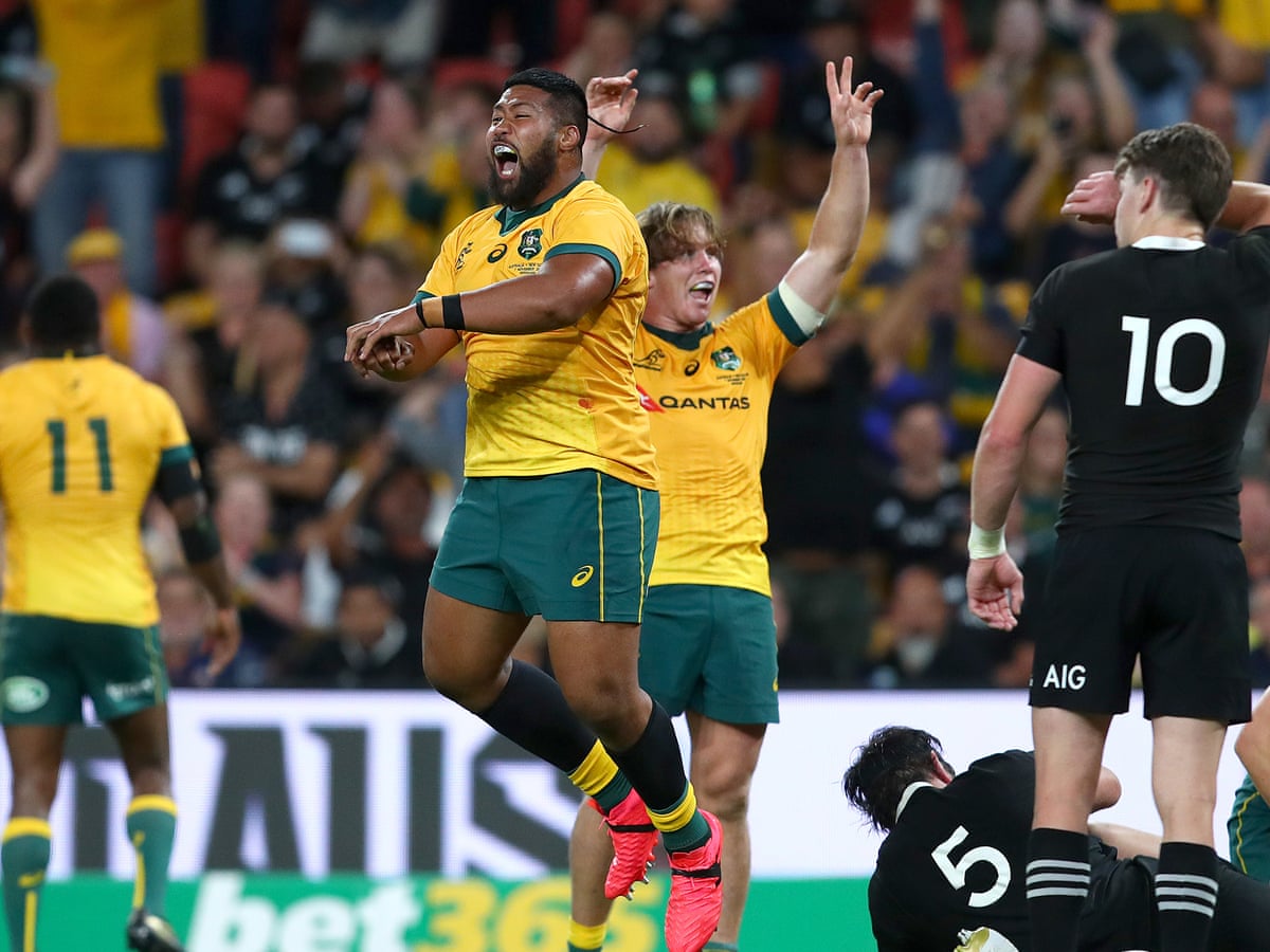 Two Red Cards As Wallabies Upset All Blacks In Final Bledisloe Cup Test Bledisloe Cup The Guardian