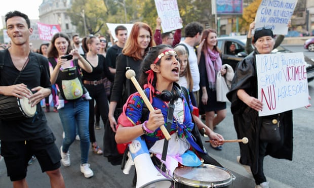 Up to one thousand people attended the march entitled ‘Together for Women’s Safety’ in Bucharest showing their solidarity with the women who have been victims of violence.