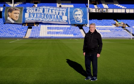 Colin Harvey at his beloved Goodison Park.