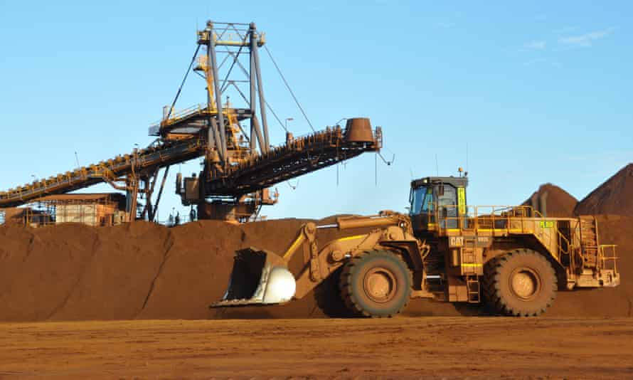 Iron ore operations in the Pilbara region of Western Australia