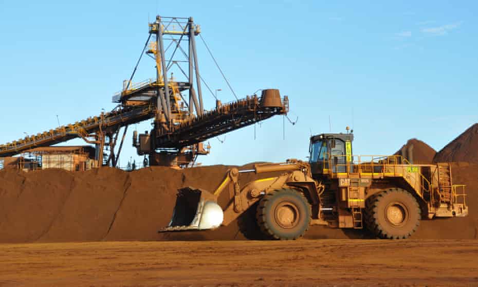 Iron ore operations in the Pilbara region of Western Australia