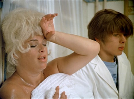 Sex symbol power … Diana Dors and John Moulder-Brown in the 1970 film.
