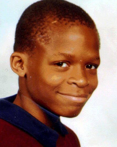 Damilola Taylor, who was just 10 when he was killed. He has cropped hair and is smiling