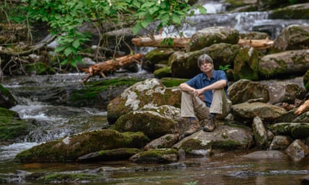 FIRST USE SAT REV JUNE 2018 Author Richard S Powers poses for a portrait in Great Smokeys National Park in Tennessee near where he lives on Tuesday May 22, 2018. Powers’ recently released The Overstory blends multiple narratives relating to trees.