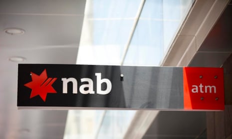 The sign of the National Australia Bank (NAB) is seen in Sydney, Wednesday, Dec. 05, 2012. The Reserve Bank of Australia cut its cash rate by 25 basis points to three per cent. (AAP Image/Lukas Coch) NO ARCHIVING