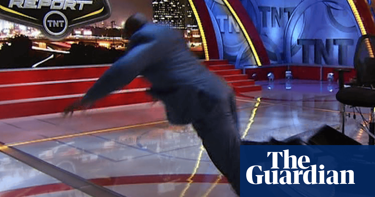 TV studio tumbles, cyclists v puddles and hypnotised footballers | Classic YouTube