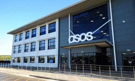 The ASOS distribution centre near Barnsley, South Yorkshire, today