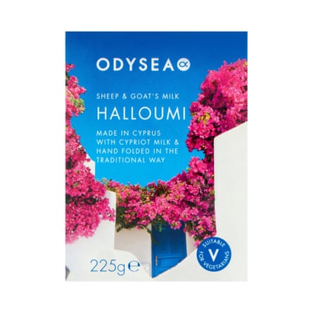 A pack of Odysea Premium Sheep & Goat’s Milk halloumi