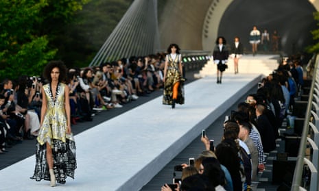 Louis Vuitton stages flamboyant cruise show in Japanese mountains