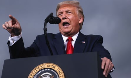 Donald Trump holds a campaign event in Winston-Salem, North Carolina.