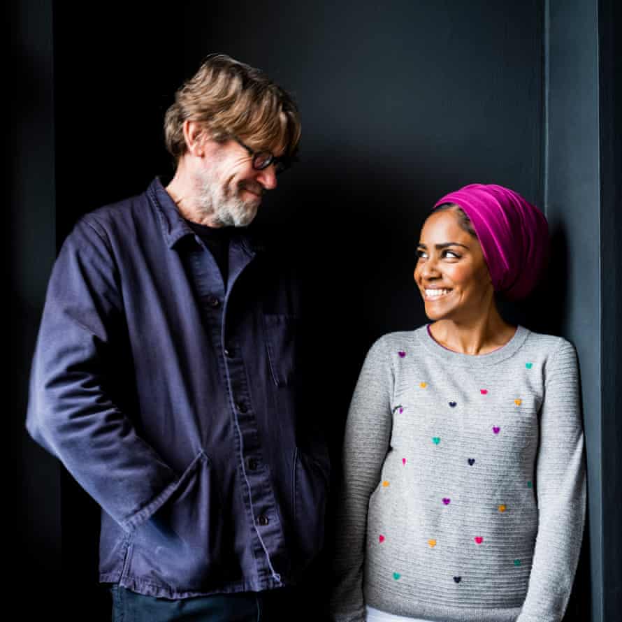 Nigel Slater and Nadiya Hussain photographed at Nigel’s home for OFM in January 2020.