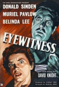 The poster for Eyewitness (1956).