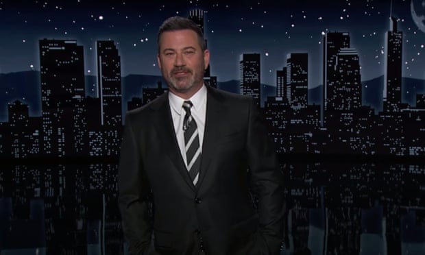 Jimmy Kimmel on William Shatner’s journey to space with Jeff Bezos’s Blue Origin: ‘Felt less like a rocket launch and more like a North Korean news broadcast.’