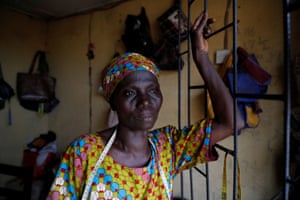 Ajayi still makes bags and purses after finishing classes at 4pm, and an apprentice serves her customers during school hours