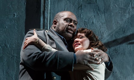 Ronald Samm and Elena Kelessidi in Opera North's Otello from 2013