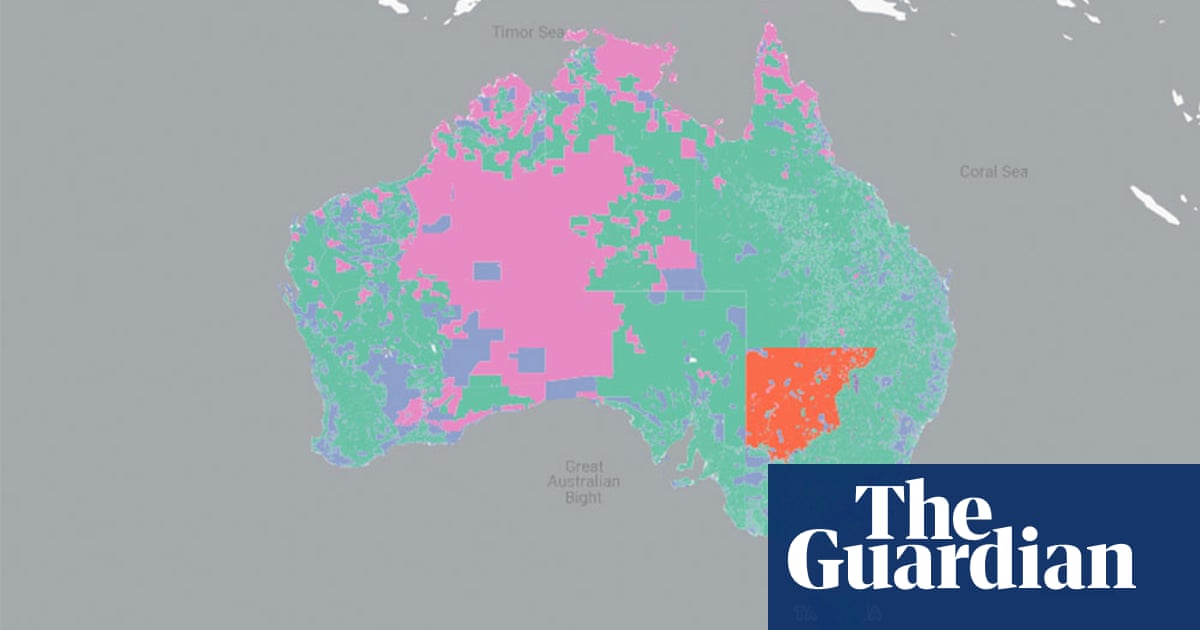 Who Owns Australia Australia News The Guardian Aboriginal Land Ownership Map