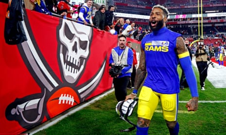 Odell Beckham Jr. welcomed back by Rams for Super Bowl banner ceremony:  'This one's for you